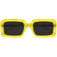 Saint Laurent Unisex Sunglasses - Yellow Acetate Frame Black Lens | SL534SUNRISE 004 ,