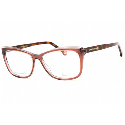 Carolina Herrera Women's Eyeglasses - Brown Grey Plastic Cat Eye | HER 0208/S 0NUX ,
