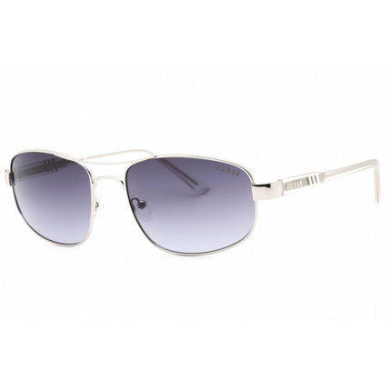 Guess Factory Men's Sunglasses - Shiny Light Nickeltin Rectangular Frame | GF5103 10W ,