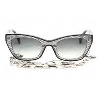 Guess Women's Sunglasses - Shiny Black Cat Eye Full Rim Frame Smoke Lens | GU7873 01B ,