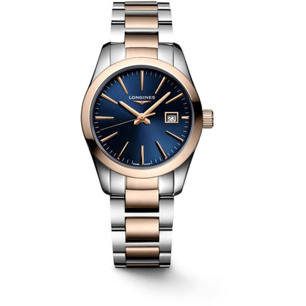 Longines Women's Quartz Watch - Conquest Classic Blue Dial Bracelet | L22863927 ,