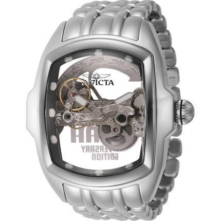 Invicta Men's Watch - Lupah Automatic Black and Silver Ghost Bridge Dial Steel | 45894 ,