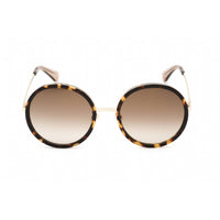 Kate Spade Women's Sunglasses - Havana Gold Metal Round Frame | Lamonica/S 02IK 00 ,