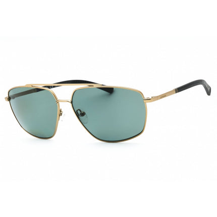 Harley Davidson Men's Sunglasses - Gold Metal Geometric Full Rim Frame | HD0978X 32R ,