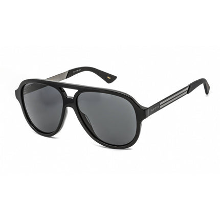 Gucci Men's Sunglasses - Black Plastic Aviator Full Rim Frame | GG0688S 001 ,
