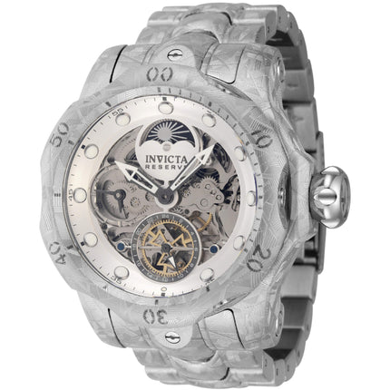 Invicta Men's Watch - Reserve Automatic Silver and Gunmetal Skeleton Dial | 44433 ,