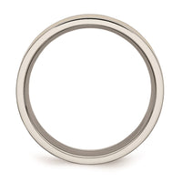 Titanium Yellow IP-plated Grooved 7mm Polished Band | TB176 ,