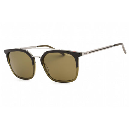 Hugo Men's Sunglasses - Brown Khaki Pilot Full Rim Plastic Frame | HG 1124/S 0IFI QT ,