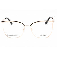 Guess Women's Eyeglasses - Black/Other Metal Full Rim Cat Eye Shape Frame | GU2878 005 ,