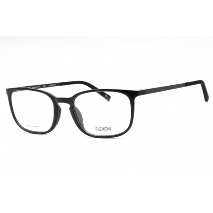 Flexon Men's Eyeglasses - Shiny Black Rectangular Full Rim Frame | FLEXON EP8012 001 ,