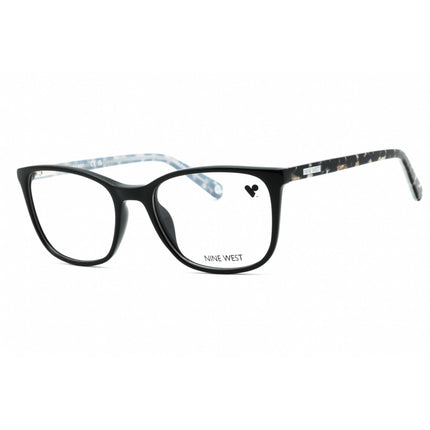 Nine West Women's Eyeglasses - Black Acetate Square Shape Full Rim Frame | NW5150 001 ,