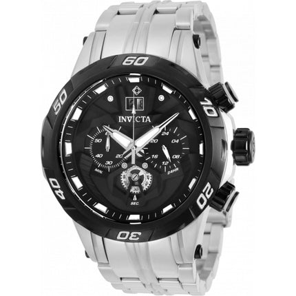 Invicta Men's Watch - Cruiseline Chrono Black Dial Stainless Steel Bracelet | 32146 ,