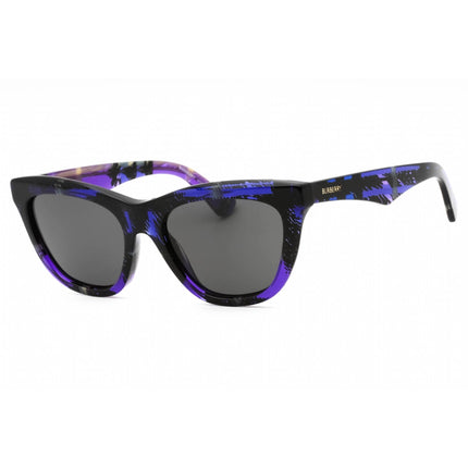 Burberry Women's Sunglasses - Check Violet Full Rim Cat Eye Frame | 0BE4435 411387 ,