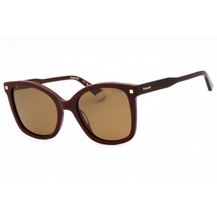 Polaroid Core Women's Sunglasses - Burgundy Cat Eye Full Rim | PLD 4151/S/X 0LHF SP ,