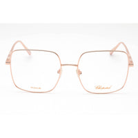 Chopard Women's Eyeglasses - Shiny Copper Metal Square Full Rim Frame | VCHF49M 08FC ,