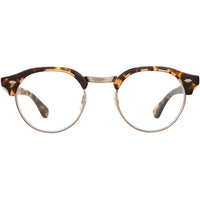 Garrett Leight Unisex Eyeglasses - Tuscan Tortoise-Gold Round Frame | OAKWOOD TUT-G ,