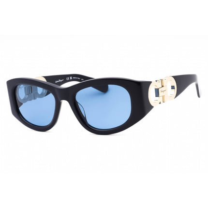 Salvatore Ferragamo Women's Sunglasses - Blue Acetate Cat Eye Frame | SF1082S 414 ,