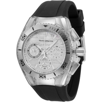 Technomarine Women's Watch - Cruise California Chronograph Black Strap | TM-120027 ,