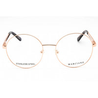 Guess By Marciano Women's Eyeglasses - Shiny Rose Gold Metal Round Frame | GM0323 028 ,