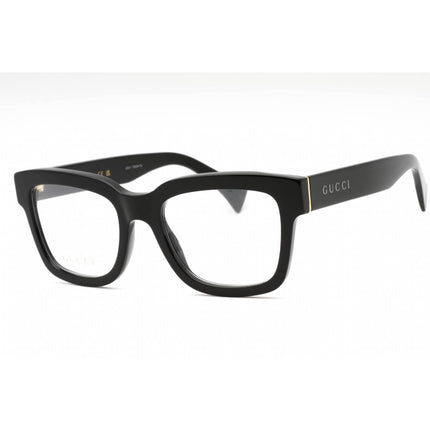 Gucci Unisex Eyeglasses - Black Plastic Square Full Rim Frame Clear Lens | GG1138O 001 ,