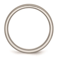 Titanium Grooved 6mm Brushed and Polished Band | TB50 ,