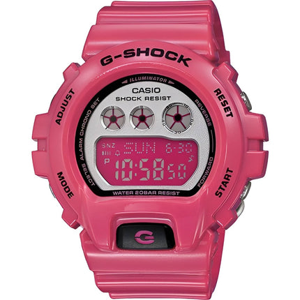 Casio Women's Watch - G-Shock Chronograph Pink Resin Strap Digital | GMDS6900CC-4 ,