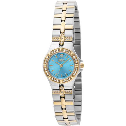 Invicta Women's Watch - Wildflower Turquoise Dial Two Tone Bracelet Crystal | 45873 ,