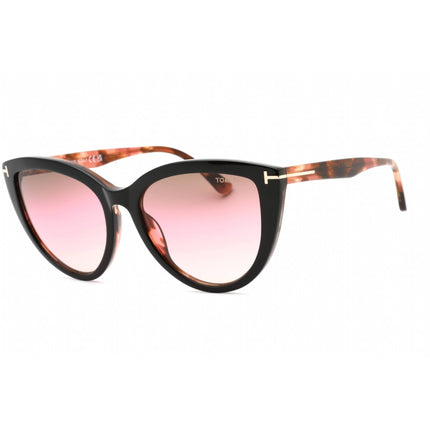 Tom Ford Women's Sunglasses - Black/Other Plastic Cat Eye Shape Frame | FT0915 05F ,