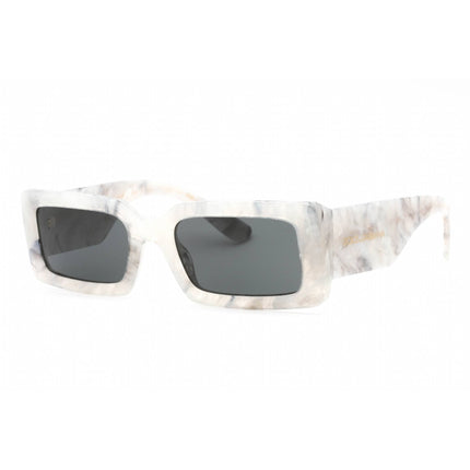 Dolce & Gabbana Women's Sunglasses - Grey Marble Rectangular Frame | 0DG4416 342887 ,