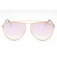 Tom Ford Unisex Sunglasses - Shiny Rose Gold Metal Pilot Shape Frame | FT0681 28Z ,