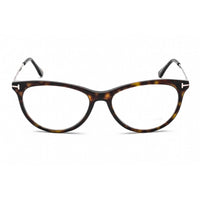 Tom Ford Women's Eyeglasses - Dark Havana Plastic Cat Eye Full Rim Frame | FT5509 052 ,