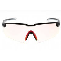 Tommy Hilfiger Unisex Sunglasses - Black Azure Shield Shape Frame | TJ 0098/S OY4 TE ,