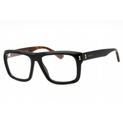 Gucci Men's Eyeglasses - Black Plastic Full Rim Rectangular Shape Frame | GG1462O 001 ,