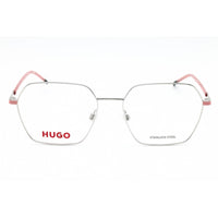 Hugo Women's Eyeglasses - Palladium Metal Geometric Full Rim Frame | HG 1279 0010 00 ,