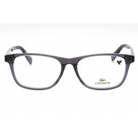 Lacoste Men's Eyeglasses - Grey Plastic Rectangular Full Rim Frame | L2916LB 020 ,