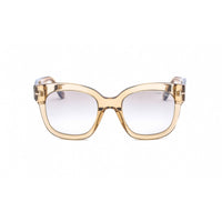 Tom Ford Women's Sunglasses - Shiny Light Brown Plastic Cat Eye Frame | FT0613 45F ,