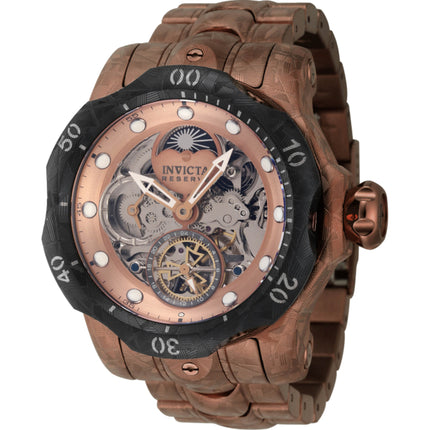 Invicta Men's Watch - Reserve Venom Automatic Silver and Brown Skeleton Dial | 44435 ,