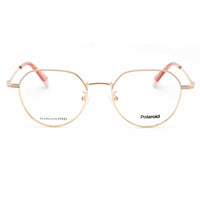Polaroid Core Unisex Eyeglasses - Gold Pink Metal Geometric Frame | PLD D362/G 0EYR 00 ,