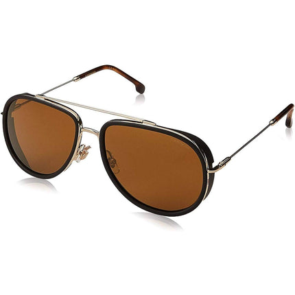 Carrera Men's Sunglasses - Gold Plastic Pilot Shape Frame Gold Sp Lens | 166/S J5G ,