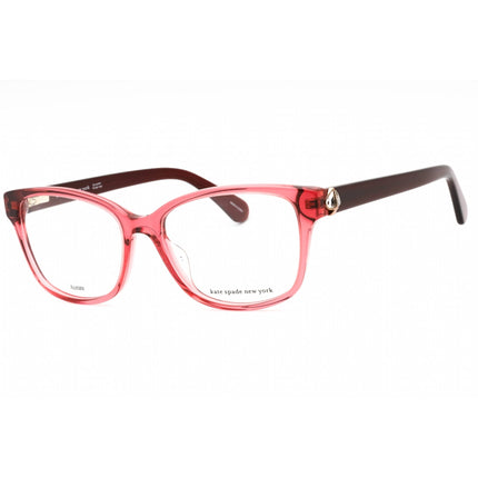 Kate Spade Women's Eyeglasses - Burgundy Full Rim Cat Eye Frame | REILLY/G 0LHF 00 ,