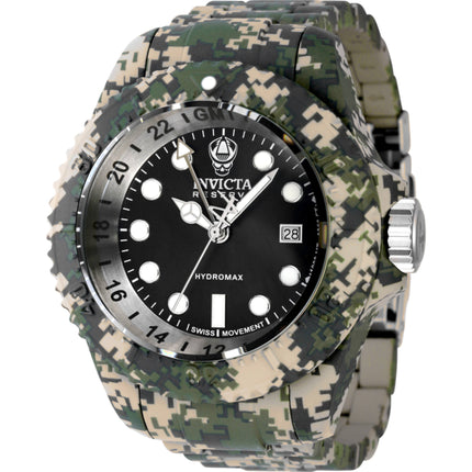 Invicta Men's Watch - Reserve Quartz Black Dial Aqua Plated Bracelet Dive | 40462 ,