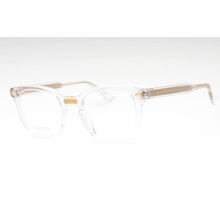 Gucci Unisex Eyeglasses - Crystal Acetate Square Shape Full Rim Frame | GG0184O 011 ,