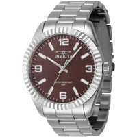 Invicta Men's Watch - Specialty Quartz Copper Dial Silver Tone Bracelet | 47452 ,