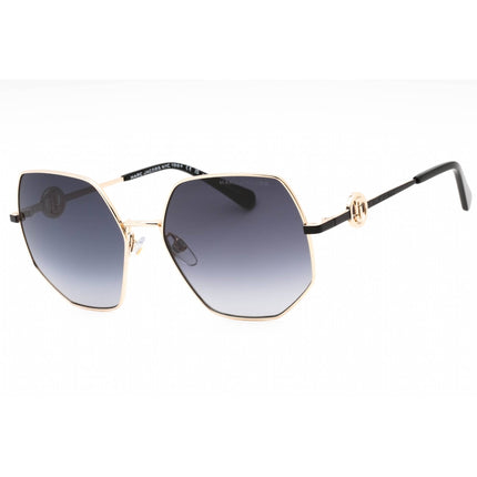 Marc Jacobs Women's Sunglasses - Gold Black Metal Geometric Frame | MARC 730/S 0RHL 9O ,