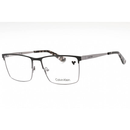 Calvin Klein Men's Eyeglasses - Black Gunmetal Metal Full Rim Frame | CK22102 001 ,