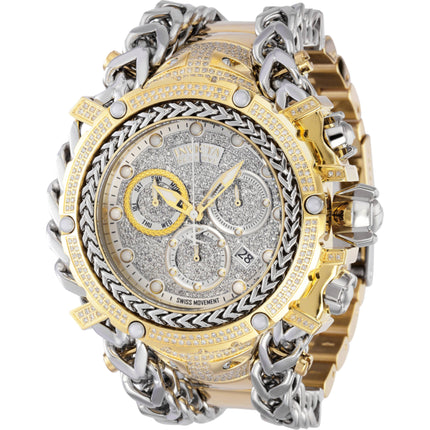 Invicta Men's Watch - Gladiator Chronograph Gold and Silver Dial Bracelet | 35059 ,