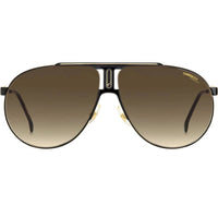 Carrera Men's Sunglasses - Black Gold Metal Aviator Frame | PANAMERIKA 65/S 02M2 HA ,