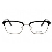 Guess Men's Eyeglasses - Shiny Black Metal Cat Eye Shape Full Rim Frame | GU50062 001 ,
