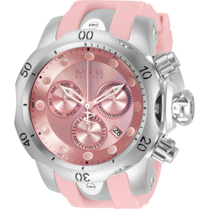 Invicta Men's Watch - Reserve Venom Chronograph Pink Silicone Strap Quartz | 33239 ,