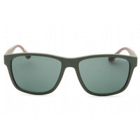 Armani Exchange Men's Sunglasses - Matte Green Square Plastic Frame | 0AX4135S 830171 ,